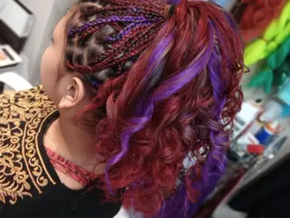 ロング ヘアアレンジ scamp ★のヘアスタイル