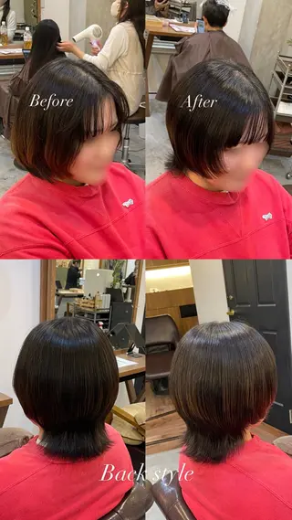 ショート Little×Ray所属・Ayu🩶 カットモデル募集中のヘアスタイル