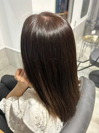 カラー moeka / 透明感カラー🥣🤍のヘアスタイル