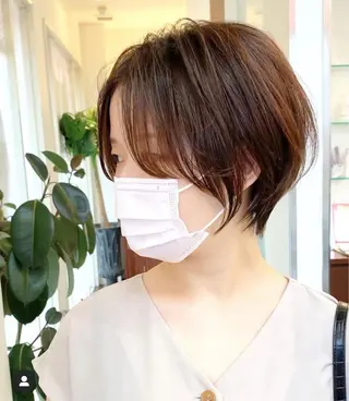 ショート momo 岡崎のヘアスタイル