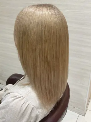 セミロング カラー 中澤 壱太のヘアスタイル