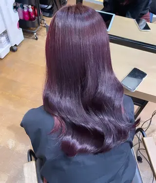 ロング カラー 🤍透明感カラー ソメヤナナ 🤍のヘアスタイル