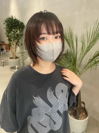 ミディアム wewe: momoeのヘアスタイル