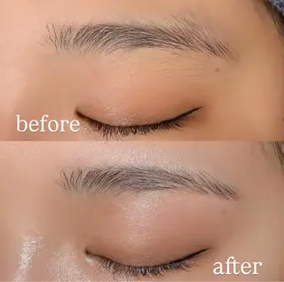 アイブロウ meguru／マツパ ／マツエク／束感のマツエク・マツパデザイン