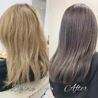 セミロング H所属・H (エイチ) 烏丸御池店のヘアスタイル