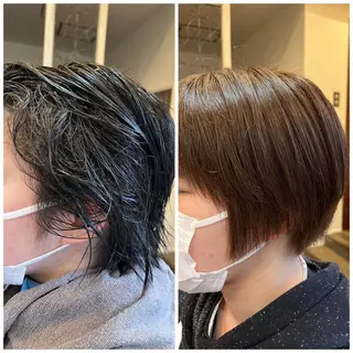 ショート 三木　英音 bisouhairのヘアスタイル