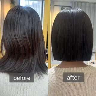 ミディアム カラー 艶カラー/ 透明感🩵Sakiのヘアスタイル