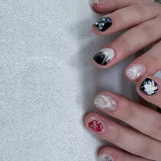 ネイル pointillé .ayaのネイルデザイン