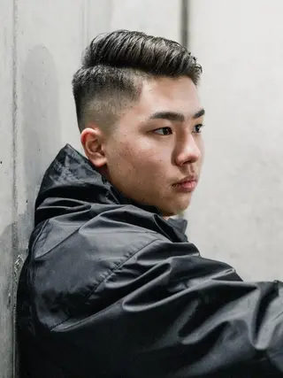 ショート パーマ メンズ 大泉 和也のヘアスタイル