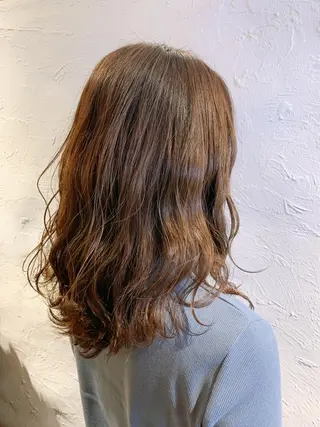 ミディアム 【髪質改善特化】 新宿/縮毛矯正/セラのヘアスタイル