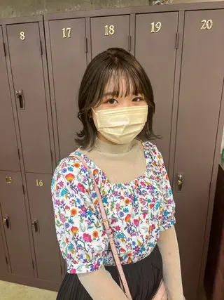 ミディアム benji所属・名駅/ブリーチカラー /レイヤー/髪質改善のヘアスタイル