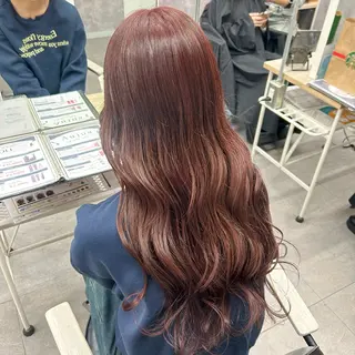 カラー 🧃暖色カラー/🪷 アレンジ/ yunaのヘアスタイル