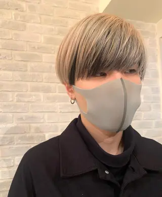 ショート カラー メンズ 若林 良のヘアスタイル