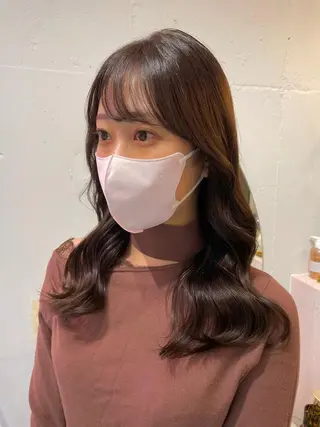 ロング カラー タンバルモリ/ タッセルボブ/神山のヘアスタイル