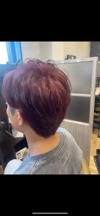 カラー メンズ 中村 誠也のヘアスタイル