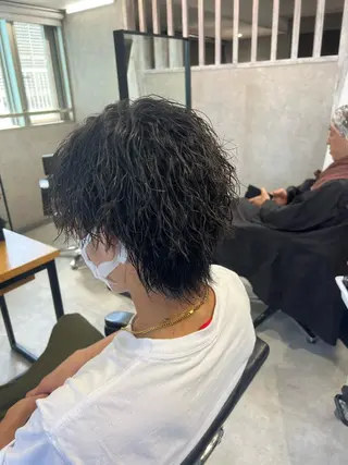 ショート パーマ パーマ特化美容師 佐藤壮流のヘアスタイル