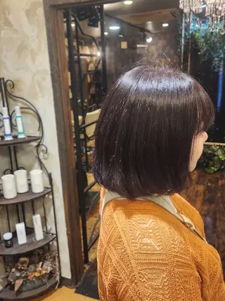 カラー Calbari 鎌田美歩のヘアスタイル