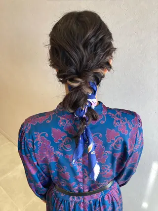 ヘアアレンジ nono/パーマ /顔まわりカット🐈のヘアスタイル