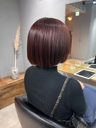 ショート デジタルパーマ/ 艶カラー/神野楓のヘアスタイル