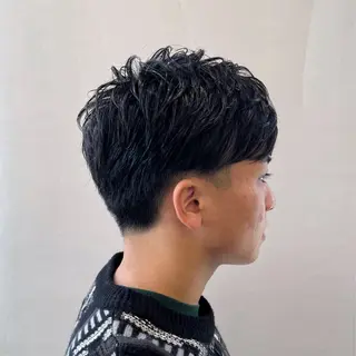 パーマ メンズ 押上/ショート・ボブ /パーマ/山口卓朗のヘアスタイル