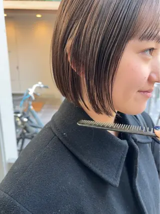 ショート 池田理紗/メンズ カット/切りっぱなしのヘアスタイル