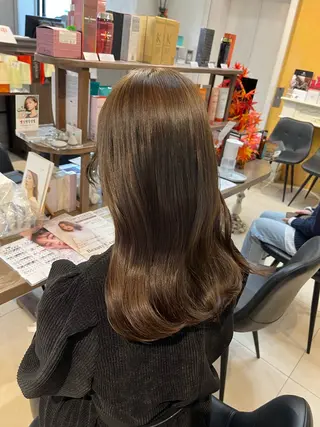 セミロング カラー 束感まつ毛🌻 村上夏菜のマツエク・マツパデザイン