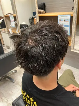 パーマ メンズ メンズ特化/パーマ/ フェードWATARUのヘアスタイル