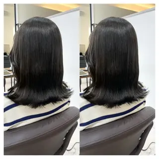 ミディアム カラー 村山 茉衣のヘアスタイル