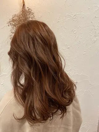 ロング カラー 🌸小掛🌸 豊橋外国人風カラーのヘアスタイル