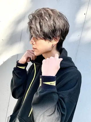 ミディアム メンズ スパイキーショート メンズ特化/鈴木美璃のヘアスタイル