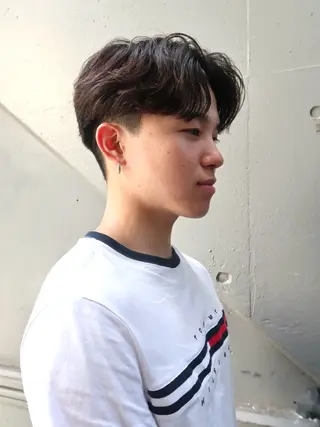 ショート メンズ HARUKI🏔️/ メンズ/透け感カラーのヘアスタイル