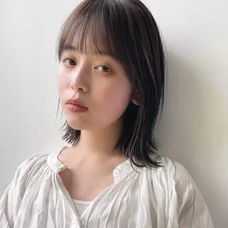 ミディアム カラー 🥀ツヤカラー🐾 /hinata✞✟のヘアスタイル