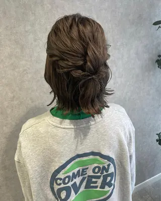 ミツキ/ 透明感カラー/セットのヘアスタイル