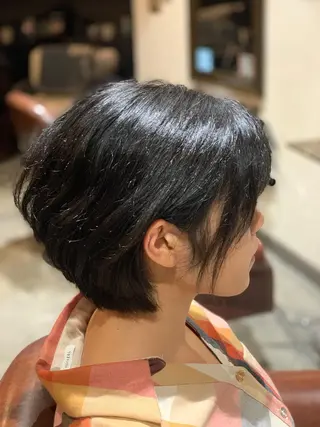 ショート familiar BOND所属・佐々木陸斗 ショート&メンズのヘアスタイル