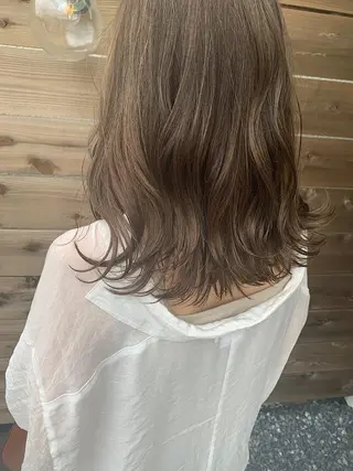 セミロング chihale 富樫莉香のヘアスタイル