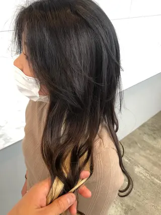セミロング 難しい髪質の縮毛矯正 高岡/射水/髪質改善のヘアスタイル