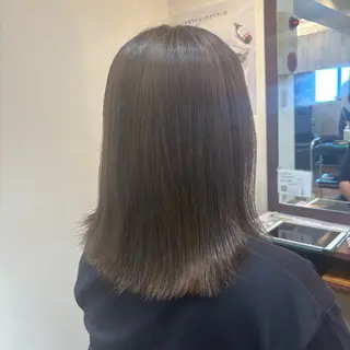 セミロング MOLLASALON 浅香山店所属・艶髪✨美髪✨ 辻桃加のヘアスタイル