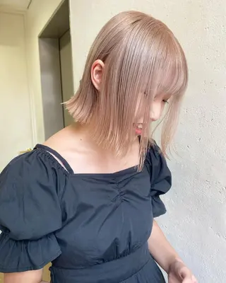 ショート カラー ハイトーンカラー 🩷NANAのヘアスタイル