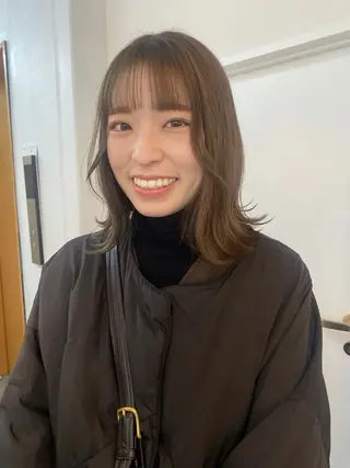 ミディアム カラー ichika/天神 /parc hairのヘアスタイル