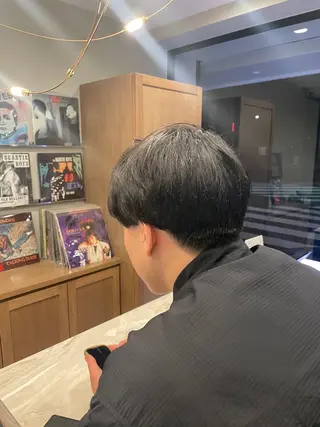 ミディアム メンズ KEEN creative hair所属・【メンズ専門】 松本憲信のヘアスタイル