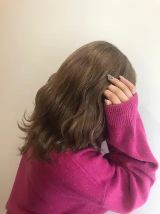 カラー 🍀アレンジ簡単ヘア ☘️石田万里奈🍀のヘアスタイル