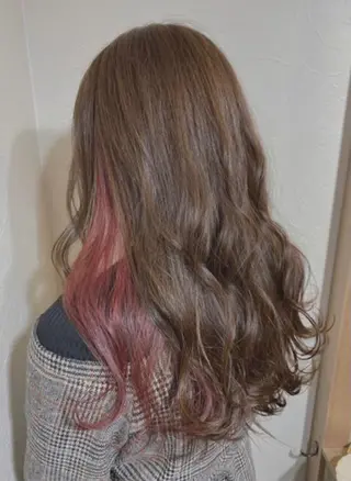 セミロング カラー FUKUSHIMA 🔥のヘアスタイル