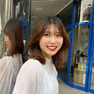 ミディアム てんてん/ 天坂　有里のヘアスタイル