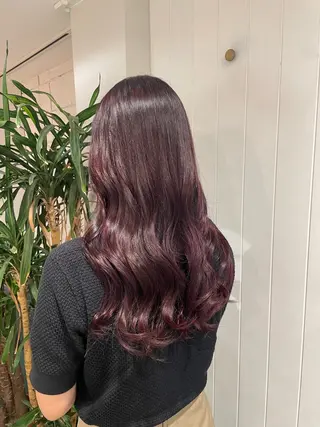 ロング カラー 石川 優奈のヘアスタイル