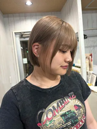 ショート 渋谷デザインカラー 🎀ハイトーンのヘアスタイル