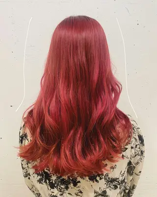 セミロング カラー 髪質改善/縮毛/新宿 🫧SUZUKA🫧のヘアスタイル