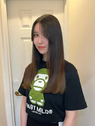 ロング yuka/パーマ カットモデルのヘアスタイル