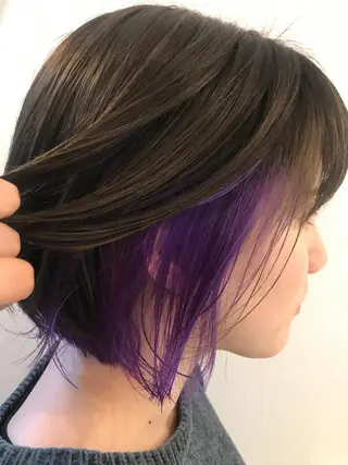 ショート カラー milis 知崎春奈のヘアスタイル