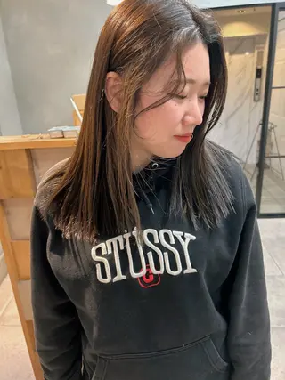 セミロング カラー rena ✶伏見/パーマのヘアスタイル