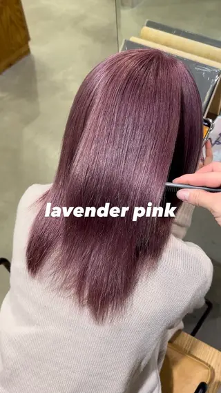 ミディアム カラー 各務原/カラー/ブリ ーチお任せください！のヘアスタイル